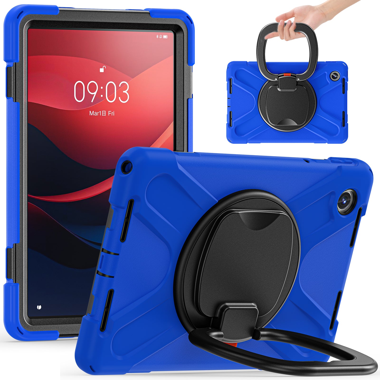 For Lenovo Tab M11 / Xiaoxin Pad 11 2024 TB-330FU 331FC Case Kickstand PC+Silicone Tablet Cover For Lenovo Tab M11 / Xiaoxin Pad 11 2024 TB-330FU 331FC Case Kickstand PC+Silicone Tablet Cover